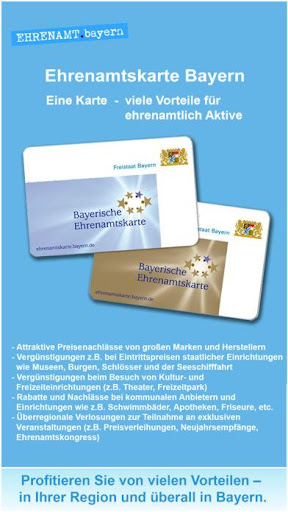 Android application Ehrenamtskarte Bayern screenshort