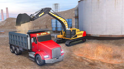 Excavator Crane Driving Sim apkpoly screenshots 15