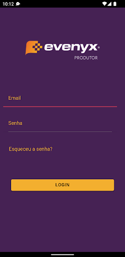 Android application Evenyx Produtor screenshort