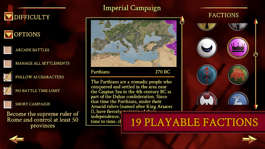 ROME: Total War MOD APK (Unlocked) Download 8