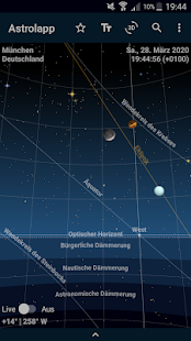 Astrolapp Live Sternkarte لقطة شاشة