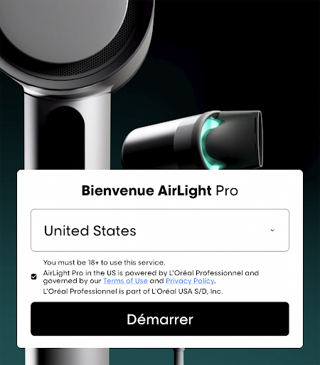 Screenshot of AirLight Pro