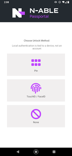 N-able Passportal Mobile App Screen 2