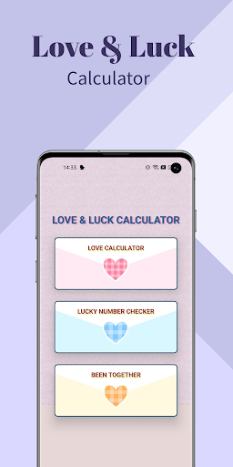 Android application Love and Luck - Calculator screenshort