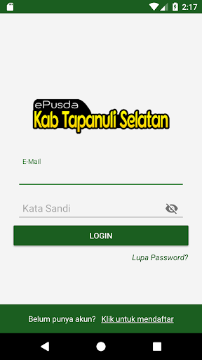 Android application Epusda Tapsel screenshort