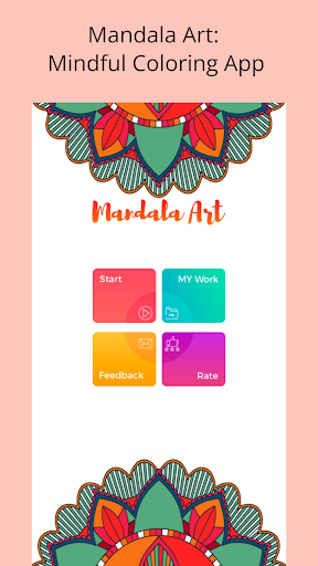 Android application Mandala Art: Mindful Coloring screenshort