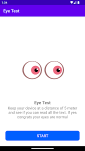 Eye Test Exam