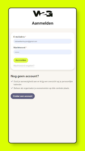 Android application Where2Go screenshort