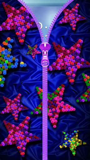 Neon lock screen simulated