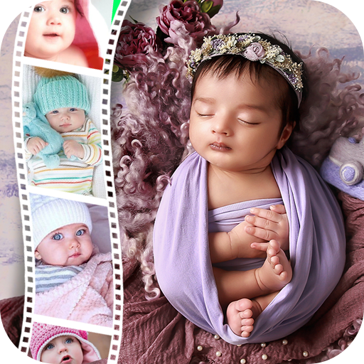 Baby Video Maker with Song logo