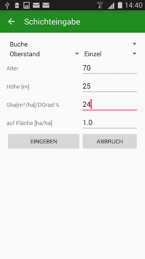NutzungsPlaner Screen 3
