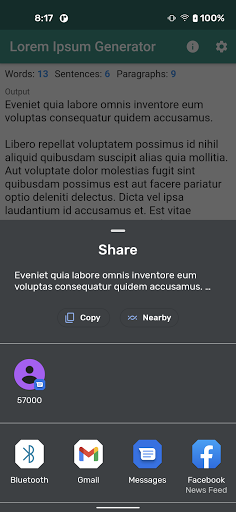 Lorem Ipsum Generator Screenshot 3 - AppWisp.com