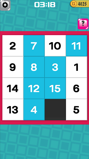 Android application Slide Puzzle Master- Puzzle 15 screenshort