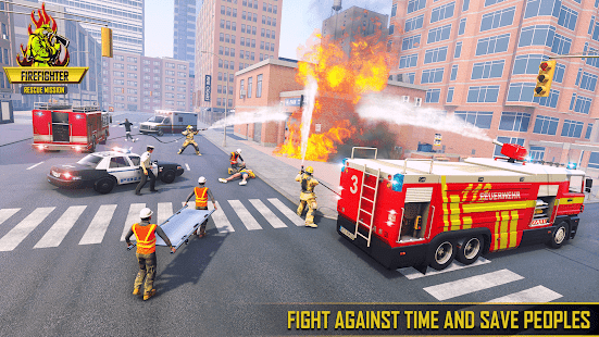 Firefighter Games : fire truck games 1.1 Screenshots 12