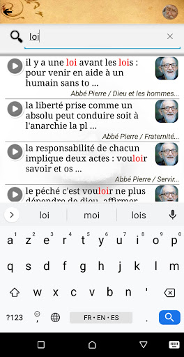 Abbé Pierre : Citations Screen 2