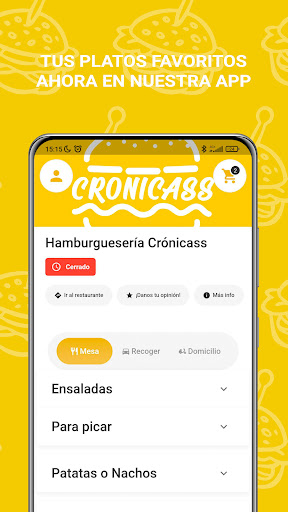 Hamburguesería Cronicass Screen 3