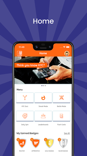 KYC QUIZ Screen 2