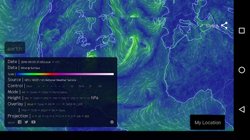 Wind Map Hurricane Tracker, 3D - Weather - apps