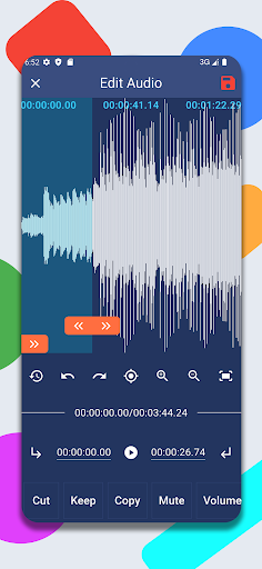 Audio Editor Recorder Ringtone Screen 2