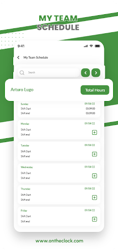 ontheClock - Time Clock App Screen 3