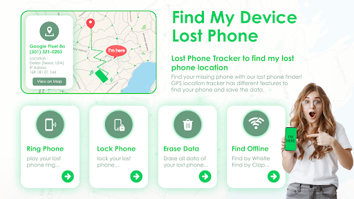 Android application Find My Device - Lost Phone screenshort