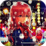 Girl Anime Keyboard Theme icon
