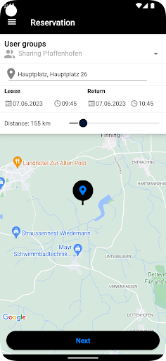 use - Mobility App Screen 3