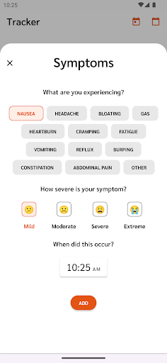 Sizzle - Activity Tracker Screen 2