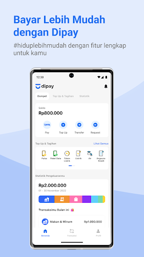 Android application Dipay screenshort