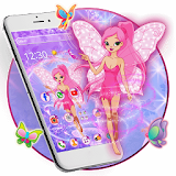 Pink Fairy Glitter Theme icon
