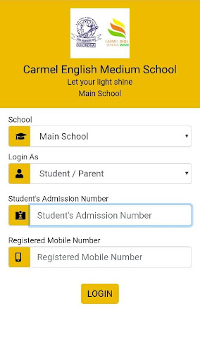 Android application Carmel English Medium School ( screenshort