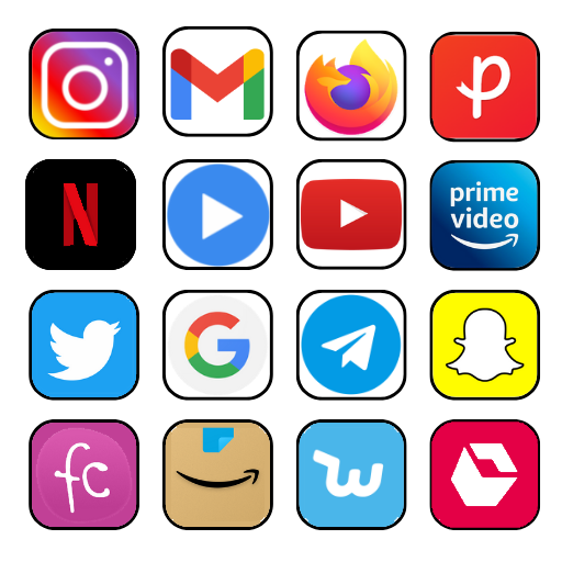 All Social Media & network app logo