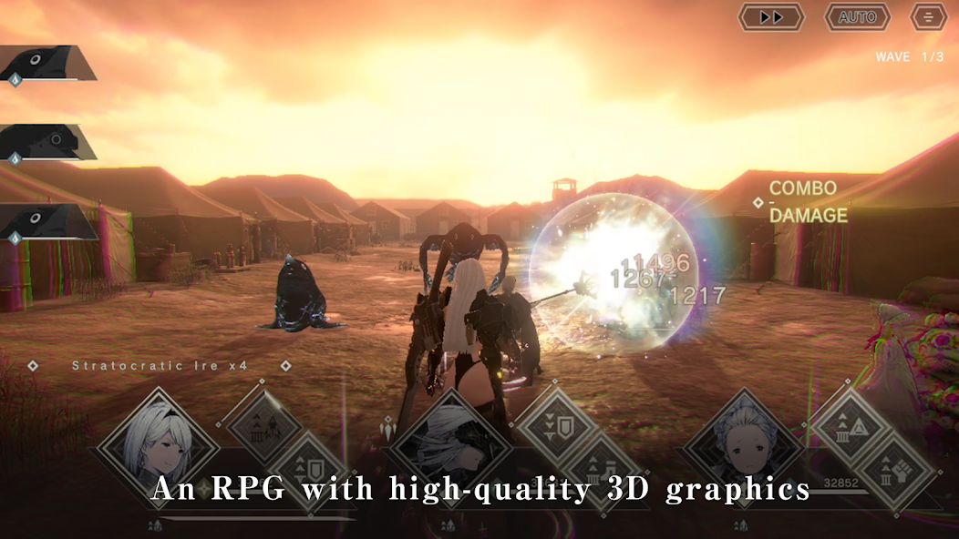 NieR Re[in]carnation 3.7.0 APK + Mod (Mod Menu / High Damage / Invincible) for Android