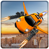 Flying Car Shooting Battle Adventure War Simulator icon