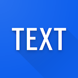 Simple text widget - Text widget for android icon