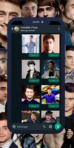 Daniel Radcliffe GIF WASticker Screen 2