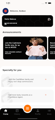 CashMore Screen 2