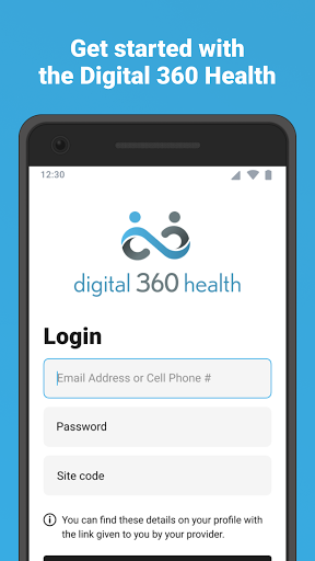 Android application Digital 360 Health screenshort