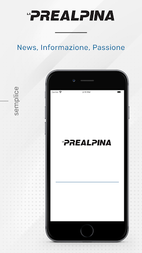 Android application Prealpina screenshort