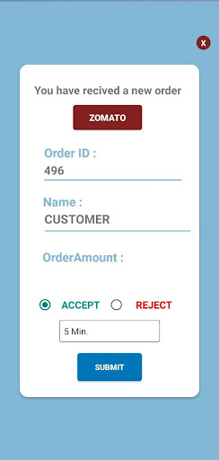 Android application Recaho Admin screenshort