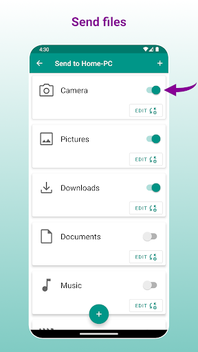 File Backup to PC Screen 2
