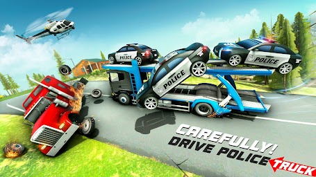 Police Cargo Truck Offroad 3D