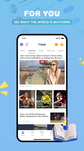 Pluto: Buzz News & Rewards 1.8.0 screenshots 1