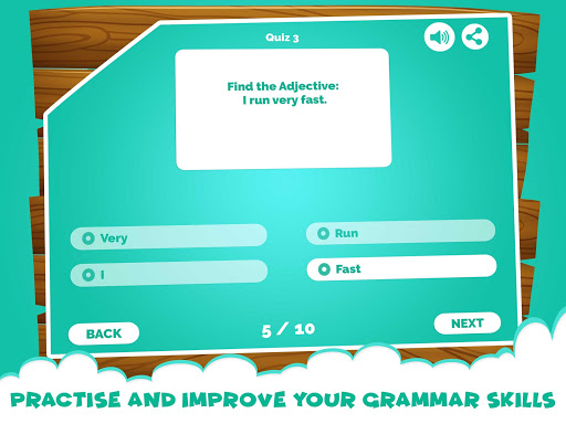 Adjectives Quiz Kids Games Screen 2