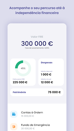 Android application FIRE Tracker screenshort