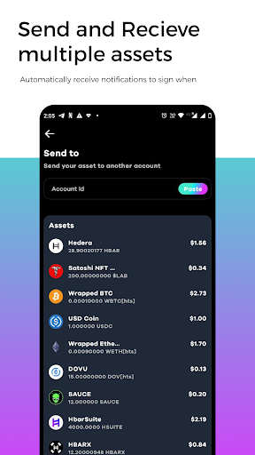 Android application Flash Wallet screenshort