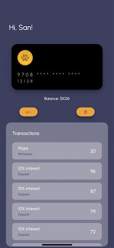 Android application D. Bank - Store your Dabloons screenshort