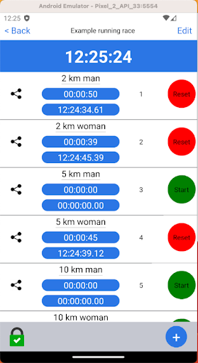 StopWatch4 Screen 2