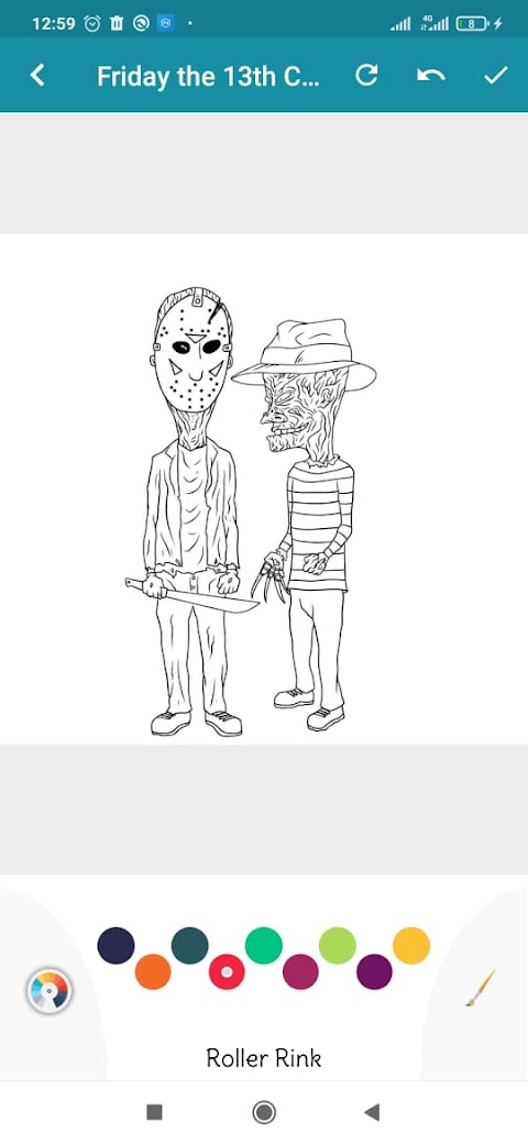 Coloring Game For Friday The 13thのおすすめ画像3