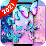 Cover Image of ดาวน์โหลด Glittering Diamond Butterfly Live Wallpaper 1.0.6 APK
